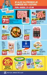 Gazetka promocyjna Aldi - Pełna oferta - Gazetka - ważna od 27.08 do 27.08.2023 - strona 8 - produkty: Kurczak, Mięso mielone z szynki, Mięso mielone, Por, Kindziuk, Mięsne specjały, Mięso na gulasz, Mięso, Lisner