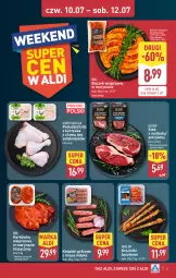 Gazetka promocyjna Aldi - Oferta weekendowa - Gazetka - ważna od 12.07 do 12.07.2025 - strona 5 - produkty: Kurczak, Karkówka wieprzowa, Stek, Morliny, Boczek, Rostbef, Grill, Kebab, Boczek wieprzowy