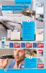 Gazetka promocyjna Aldi - Artykuły przemysłowe i tekstylia - Gazetka - ważna od 23.08 do 23.08.2025 - strona 2 - produkty: Sypialnia, Ser, Por, Noż, Nożyczki, Pościel, Carrera, Poszewka, Kabel USB, Szynka, Maszynka