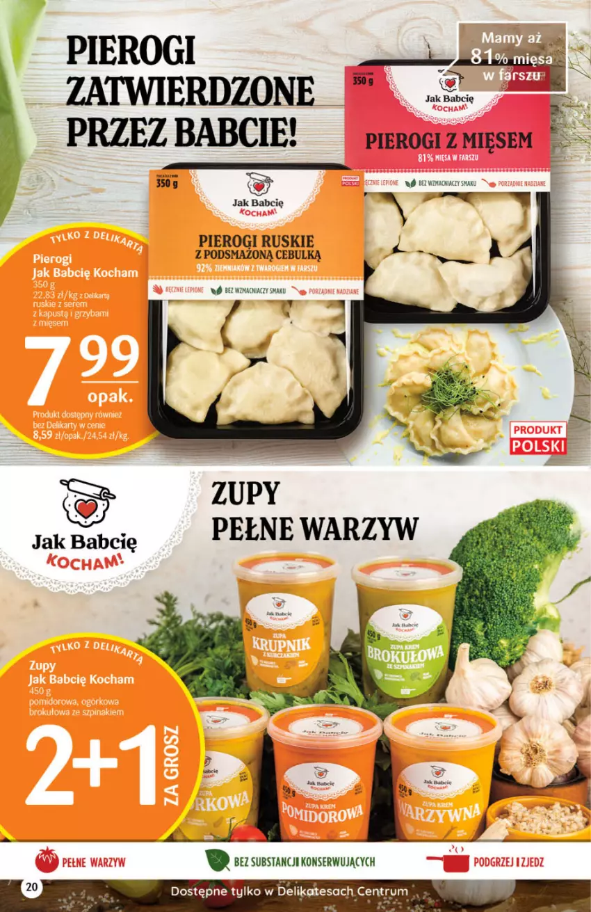 Gazetka promocyjna Delikatesy Centrum - Gazetka DC16 - ważna 28.04 do 04.05.2022 - strona 20 - produkty: Pierogi, Ser