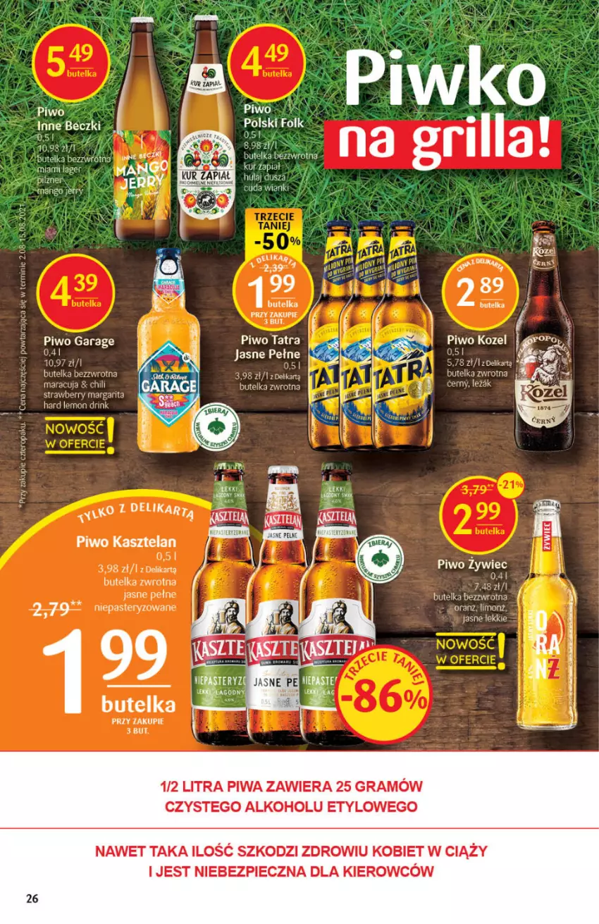 Gazetka promocyjna Delikatesy Centrum - Gazetka DC16 - ważna 28.04 do 04.05.2022 - strona 26 - produkty: Gra, Kasztelan, Piec, Piwa, Piwo, Ryż, Tatra