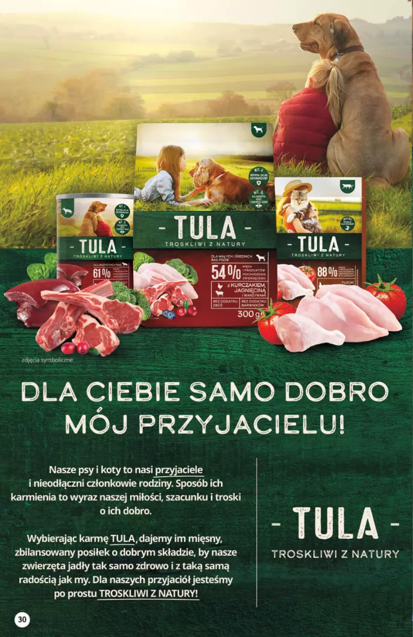 Gazetka promocyjna Delikatesy Centrum - Gazetka DC16 - ważna 28.04 do 04.05.2022 - strona 30 - produkty: Karmi, Kurczak, O nas, Zwierzęta