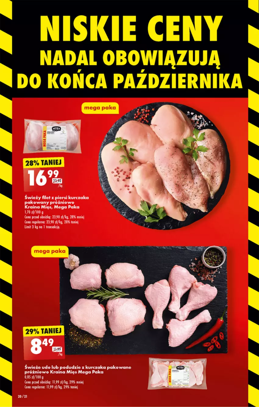 Gazetka promocyjna Biedronka - Od poniedzialku - ważna 30.10 do 04.11.2023 - strona 20 - produkty: Filet z piersi kurczaka, Kurczak, Podudzie z kurczaka, Tran