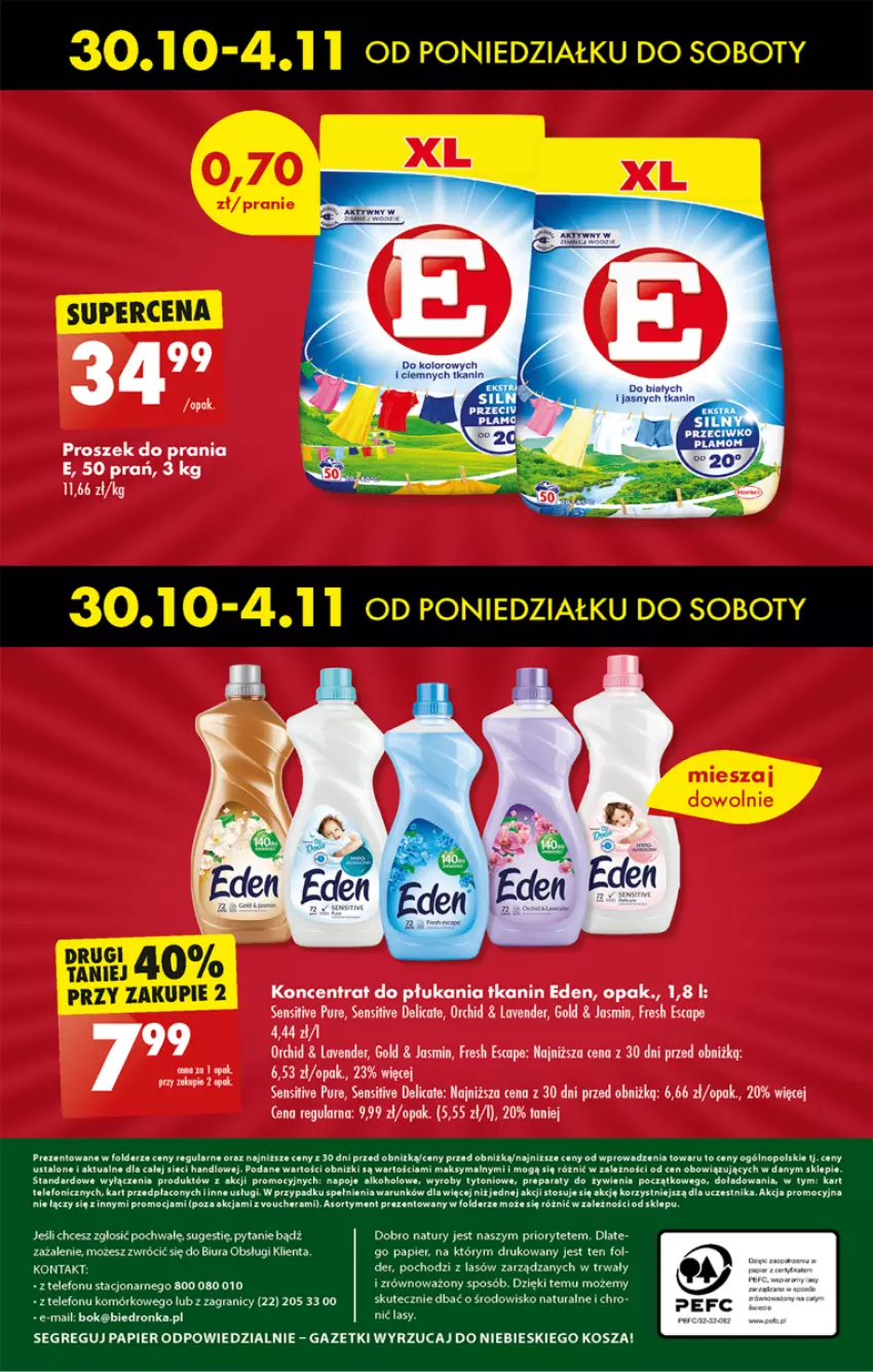 Gazetka promocyjna Biedronka - Od poniedzialku - ważna 30.10 do 04.11.2023 - strona 48 - produkty: Dron, Fa, Gra, Kosz, Napoje, Papier, Proszek do prania, Pur, Telefon