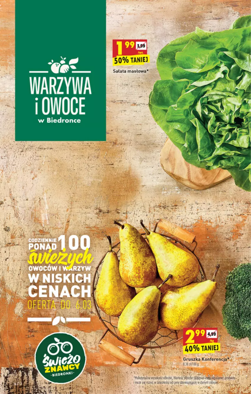 Gazetka promocyjna Biedronka - W tym tygodniu PL - ważna 04.03 do 10.03.2021 - strona 16 - produkty: Dron, Fa, Masło, Sałat, Sałata masłowa, Warzywa