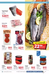 Gazetka promocyjna Makro - [Oferta promocyjna] Artykuły spożywcze i przemysłowe - Gazetka - ważna od 13.06 do 13.06.2022 - strona 3 - produkty: Sałatka, Sos, Pstrąg tęczowy, Ryby i owoce morza, Sałat, Burger, Owoce morza, Kalmar, Pstrąg, Owoce, Kawior, Małże, Olej, Kalmary