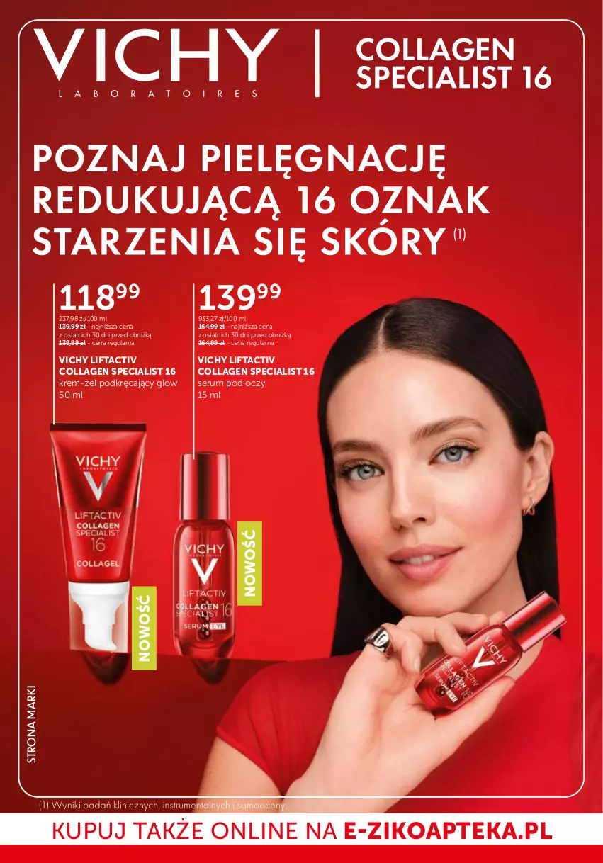 Gazetka promocyjna Ziko - Gazetka Ziko Dermo - ważna 09.04 do 22.04.2026 - strona 12 - produkty: Apteka, Rum, Ser, Serum, Serum pod oczy, Vichy
