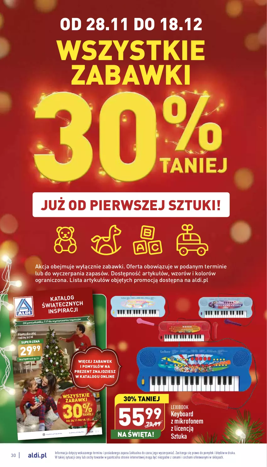 Gazetka promocyjna Aldi - Pełny katalog - ważna 28.11 do 03.12.2022 - strona 30 - produkty: Fa, Gra, Mikrofon