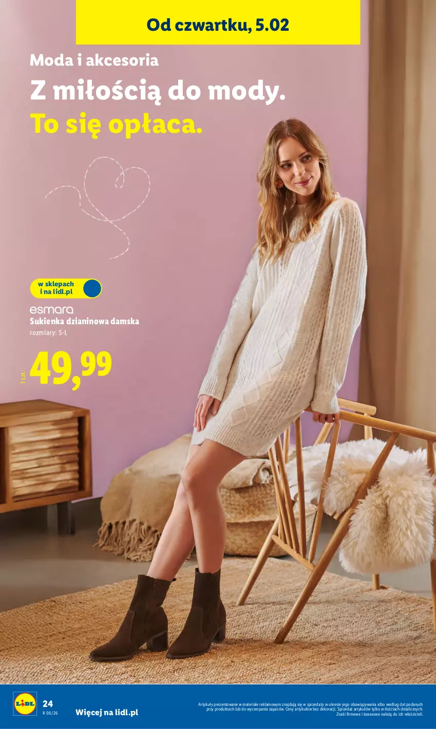 Gazetka promocyjna Lidl - GAZETKA - ważna 02.02 do 07.02.2026 - strona 30 - produkty: Moda, Sukienka