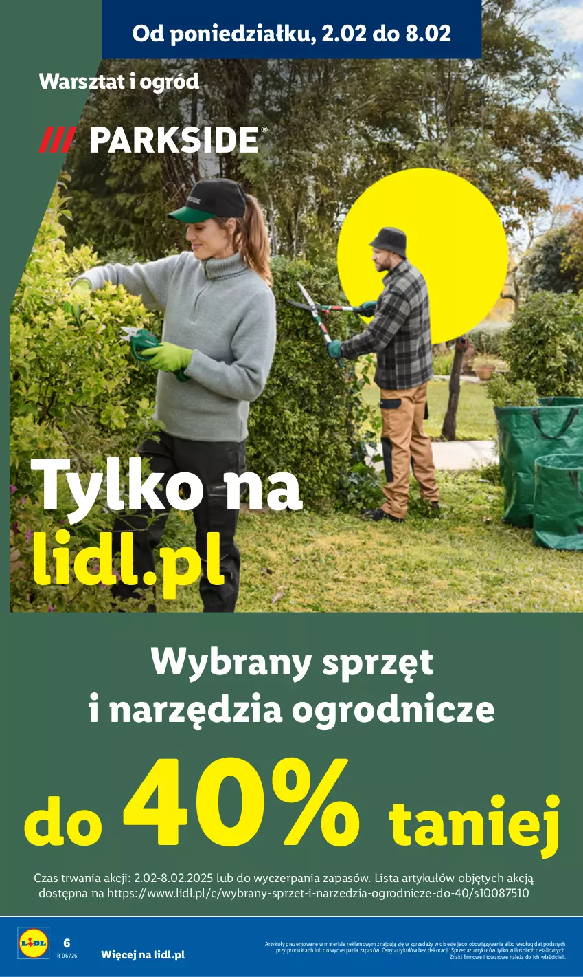 Gazetka promocyjna Lidl - GAZETKA - ważna 02.02 do 07.02.2026 - strona 6 - produkty: Ogród
