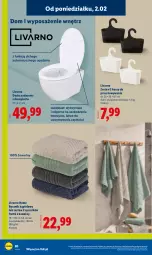 Gazetka promocyjna Lidl - GAZETKA - Gazetka - ważna od 07.02 do 07.02.2026 - strona 20 - produkty: Ręcznik kąpielowy, Por, Ivar, Deska sedesowa, Kosz, Ręcznik
