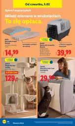 Gazetka promocyjna Lidl - GAZETKA - Gazetka - ważna od 07.02 do 07.02.2026 - strona 26 - produkty: Por, Koc, Tera, Tran, Sport, Kuweta, Drapak, Fa