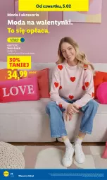 Gazetka promocyjna Lidl - GAZETKA - Gazetka - ważna od 07.02 do 07.02.2026 - strona 28 - produkty: Sweter, Moda