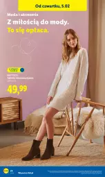 Gazetka promocyjna Lidl - GAZETKA - Gazetka - ważna od 07.02 do 07.02.2026 - strona 30 - produkty: Moda, Sukienka