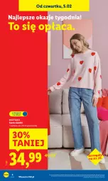 Gazetka promocyjna Lidl - GAZETKA - Gazetka - ważna od 07.02 do 07.02.2026 - strona 4 - produkty: Sweter
