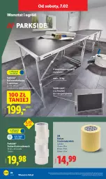 Gazetka promocyjna Lidl - GAZETKA - Gazetka - ważna od 07.02 do 07.02.2026 - strona 42 - produkty: Parkside, Top, Sok, Por, Stół, Tran, Regał, Sport, Ogród