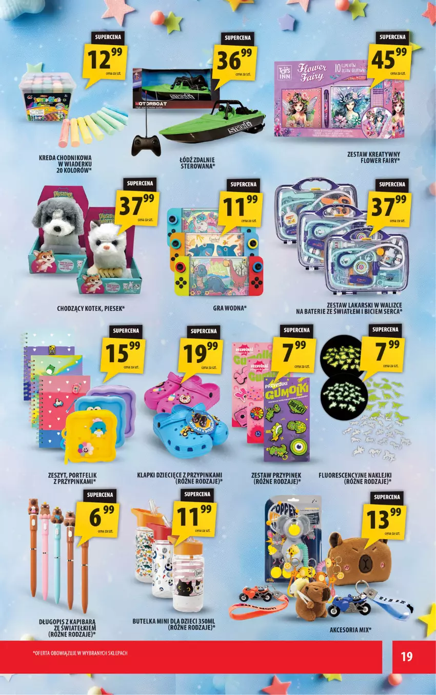 Gazetka promocyjna Arhelan - Gazetka - ważna 22.05 do 31.05.2026 - strona 19 - produkty: BIC, Chodnik, Długopis, Dzieci, Fa, Fairy, Gra, Inka, Klapki, Klej, Kotek, Por, Ser