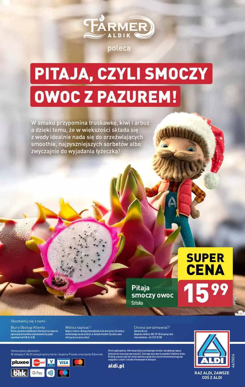 Gazetka promocyjna Aldi - Farmer ALDIK poleca świeże owoce i warzywa - ważna 13.11 do 16.11.2024 - strona 8 - produkty: Biuro, O nas, Por