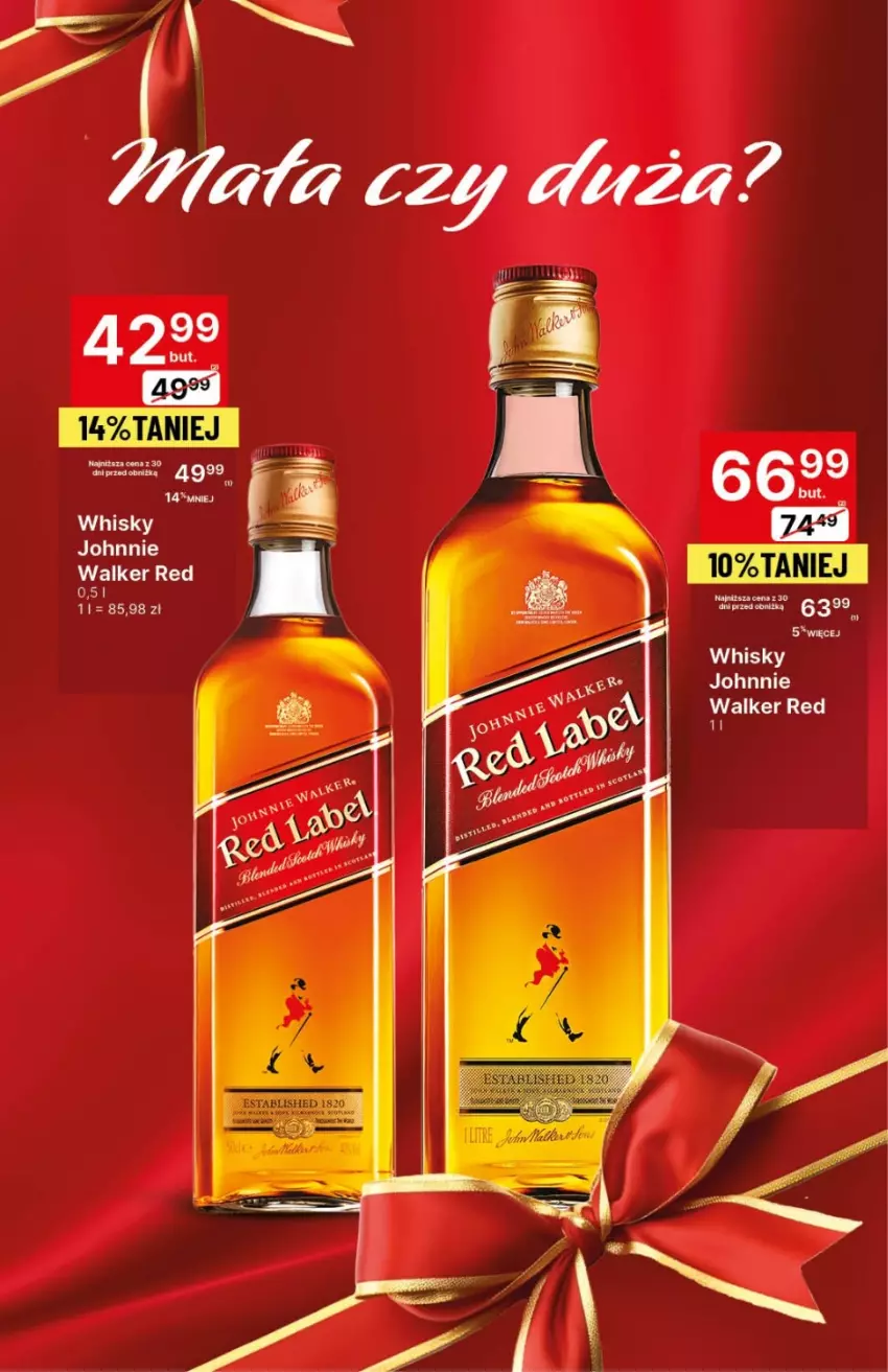 Gazetka promocyjna Delikatesy Centrum - DeliBarek DC49/DC50 - ważna 14.12.2023 do 03.01.2024 - strona 22 - produkty: Johnnie Walker, Whisky