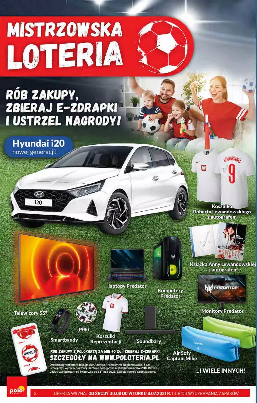 Gazetka promocyjna PoloMarket - Gazetka pomocyjna - ważna 30.06 do 06.07.2021 - strona 2 - produkty: Gra, Kosz, Książka, Mola, Monitor, Smartband, Top