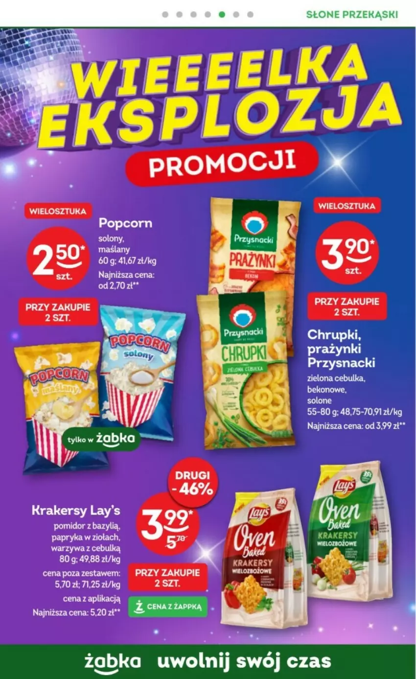 Gazetka promocyjna Żabka - ważna 17.01 do 30.01.2024 - strona 19 - produkty: Bazyl, Chrupki, Duck, Krakersy, Papryka, Popcorn, Przysnacki