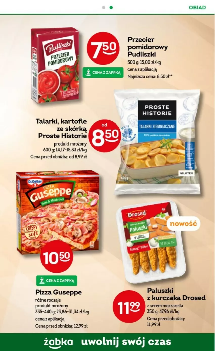 Gazetka promocyjna Żabka - ważna 17.01 do 30.01.2024 - strona 44 - produkty: Cień, Kurczak, Mozzarella, Pizza, Pudliszki, Ser