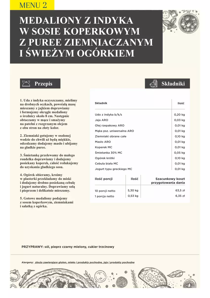 Gazetka promocyjna Makro - [Oferta specjalna] PrzyGOTUJ apetyczne menu! - ważna 01.03 do 31.03.2022 - strona 31 - produkty: Cebula, Cebula biała, Cukier, Cukier trzcinowy, Jaja, Jogurt, Jogurt naturalny, Kosz, Lion, Mąka, Masło, Mleko, Ogórek, Olej, Olej rzepakowy, Pieprz, Plasterki, Por, Przyprawy, Pur, Rondel, Sałat, Sól, Sos, Ziemniaki