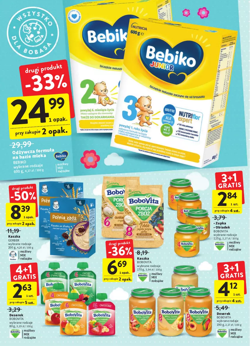 Gazetka promocyjna Intermarche - Gazetka Intermarche - ważna 03.11 do 08.11.2022 - strona 24 - produkty: Bebiko, BoboVita, Deser, Gerber, Ser, Serek