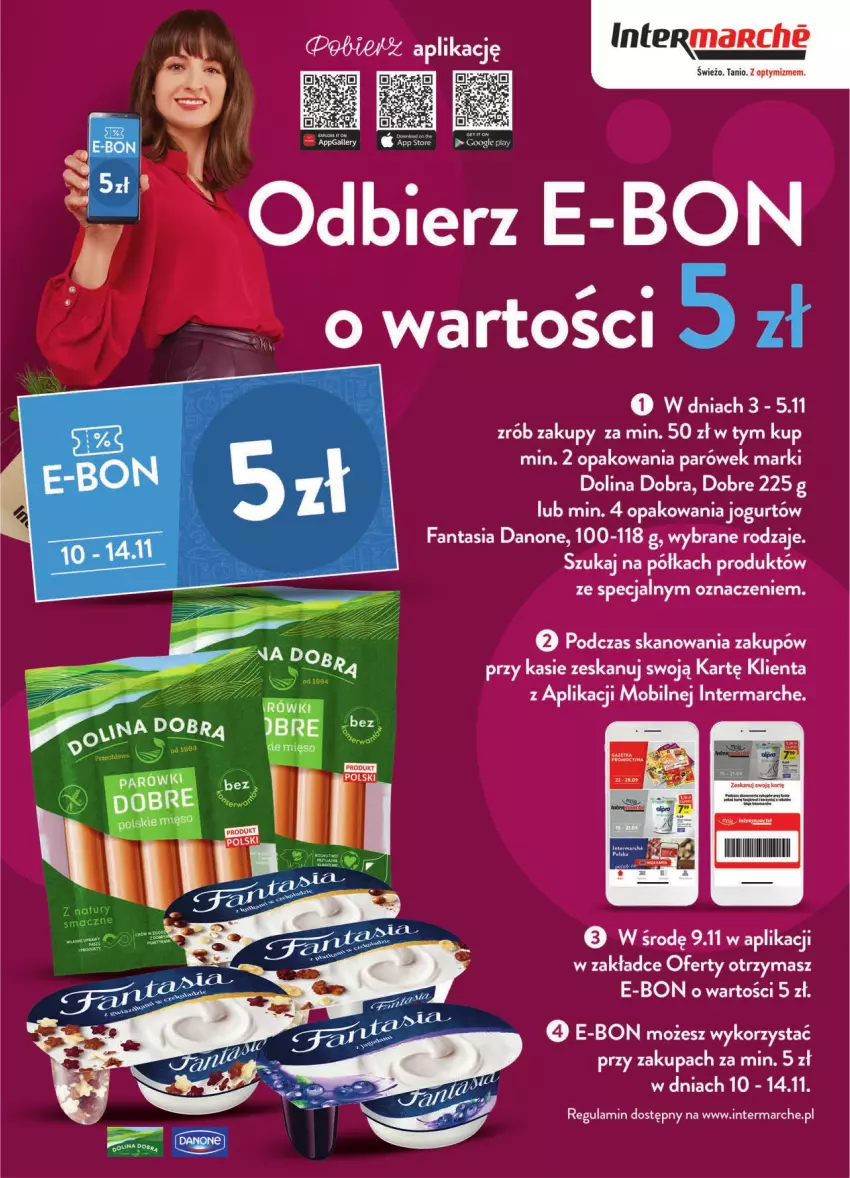 Gazetka promocyjna Intermarche - Gazetka Intermarche - ważna 03.11 do 08.11.2022 - strona 5 - produkty: Danone, Fa, Fanta, Jogurt, Półka