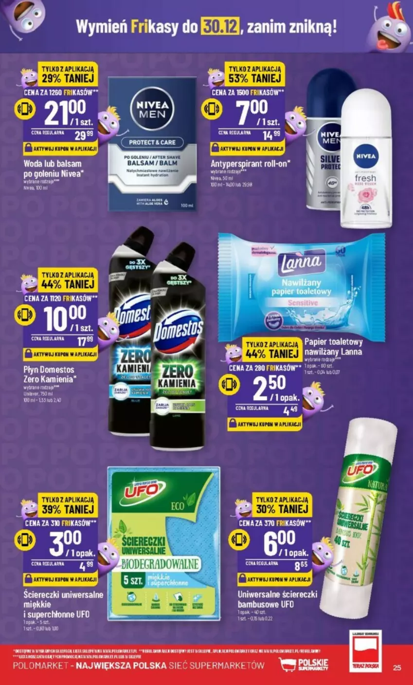 Gazetka promocyjna PoloMarket - ważna 20.12 do 23.12.2023 - strona 18 - produkty: Antyperspirant, Domestos, Gra, HP, Papier, Papier toaletowy, Top, Woda