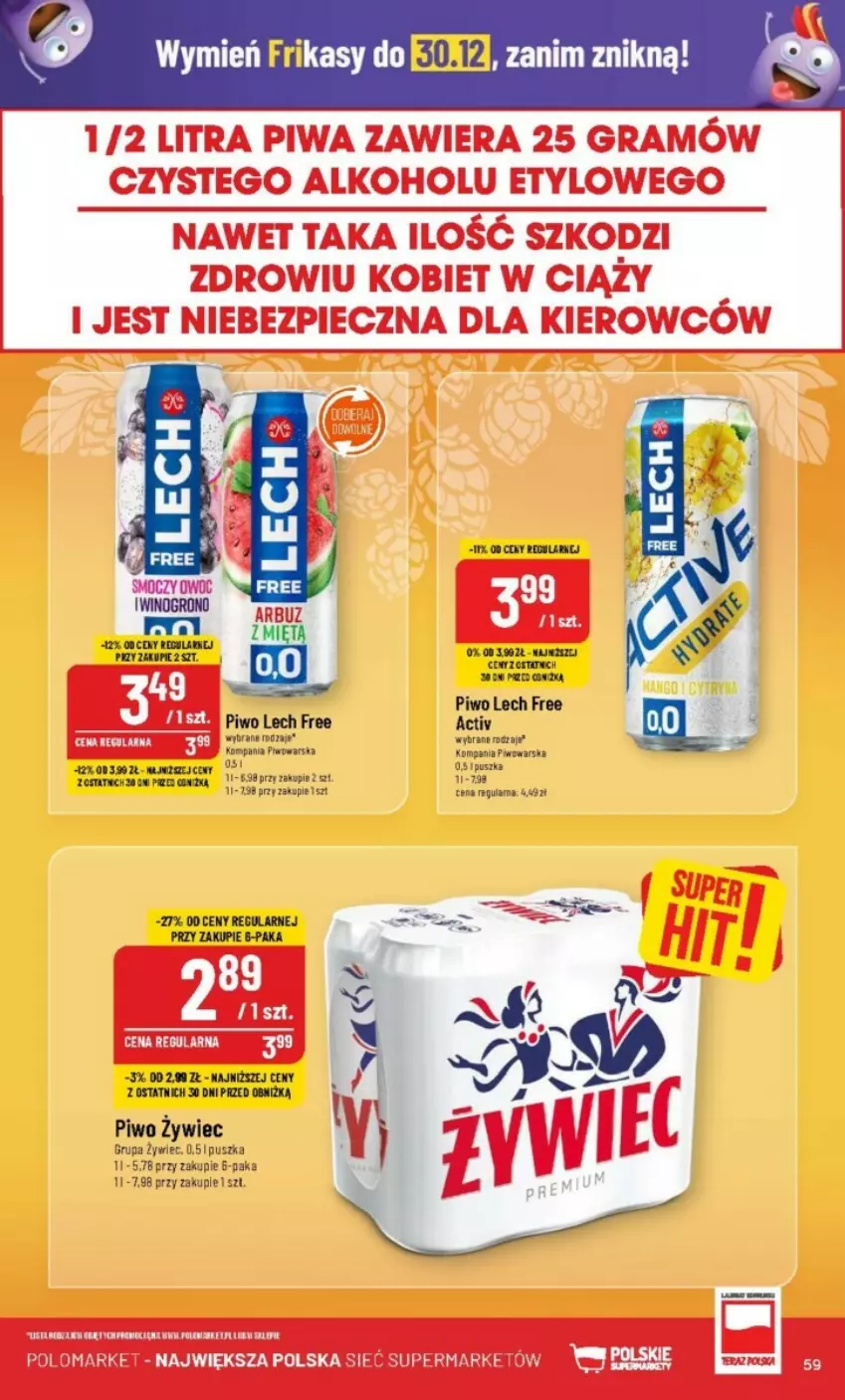 Gazetka promocyjna PoloMarket - ważna 20.12 do 23.12.2023 - strona 55 - produkty: Piwo, Wino