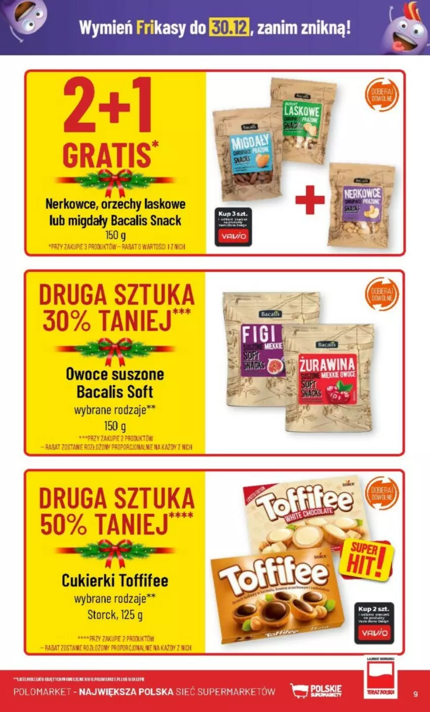 Gazetka promocyjna PoloMarket - ważna 20.12 do 23.12.2023 - strona 72 - produkty: Cukier, Cukierki, Migdały, Owoce, Owoce suszone, Toffifee