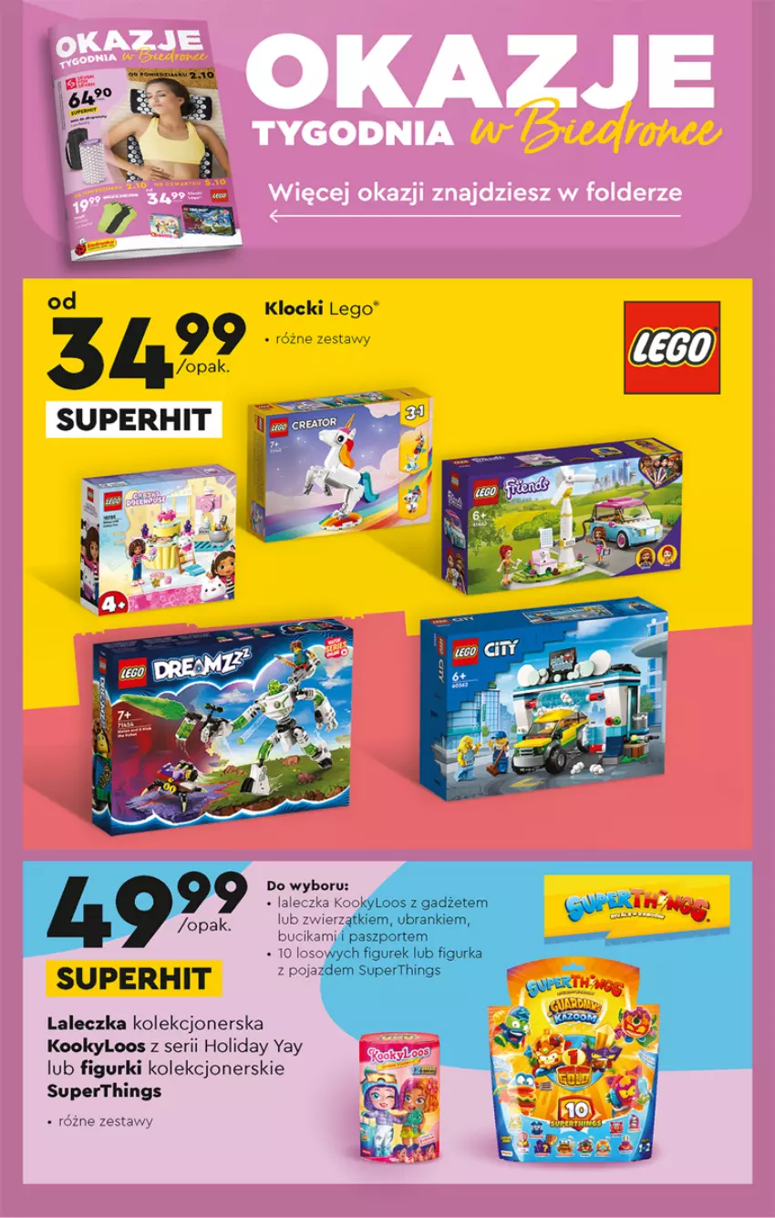 Gazetka promocyjna Biedronka - Od czwartku - ważna 05.10 do 11.10.2023 - strona 60 - produkty: Klocki, LEGO, Ser