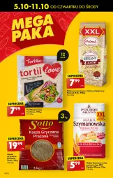 Gazetka promocyjna Biedronka - Od czwartku - Gazetka - ważna od 11.10 do 11.10.2023 - strona 36 - produkty: Makaron, Tortilla, Polskie Młyny, Mąka, Olma