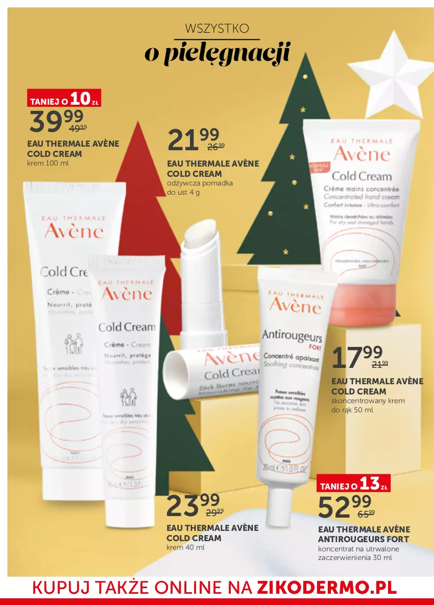 Gazetka promocyjna Ziko - 16-29.12 - ważna 16.12 do 29.12.2021 - strona 6 - produkty: Avène, Cold Cream, Krem do rąk