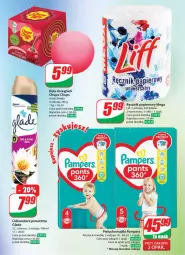 Gazetka promocyjna Dino - Gazetka 6 - Gazetka - ważna od 13.02 do 13.02.2024 - strona 64 - produkty: Pampers, Majtki, Chupa Chups, Odświeżacz powietrza, Kula do kąpieli, Pieluchomajtki