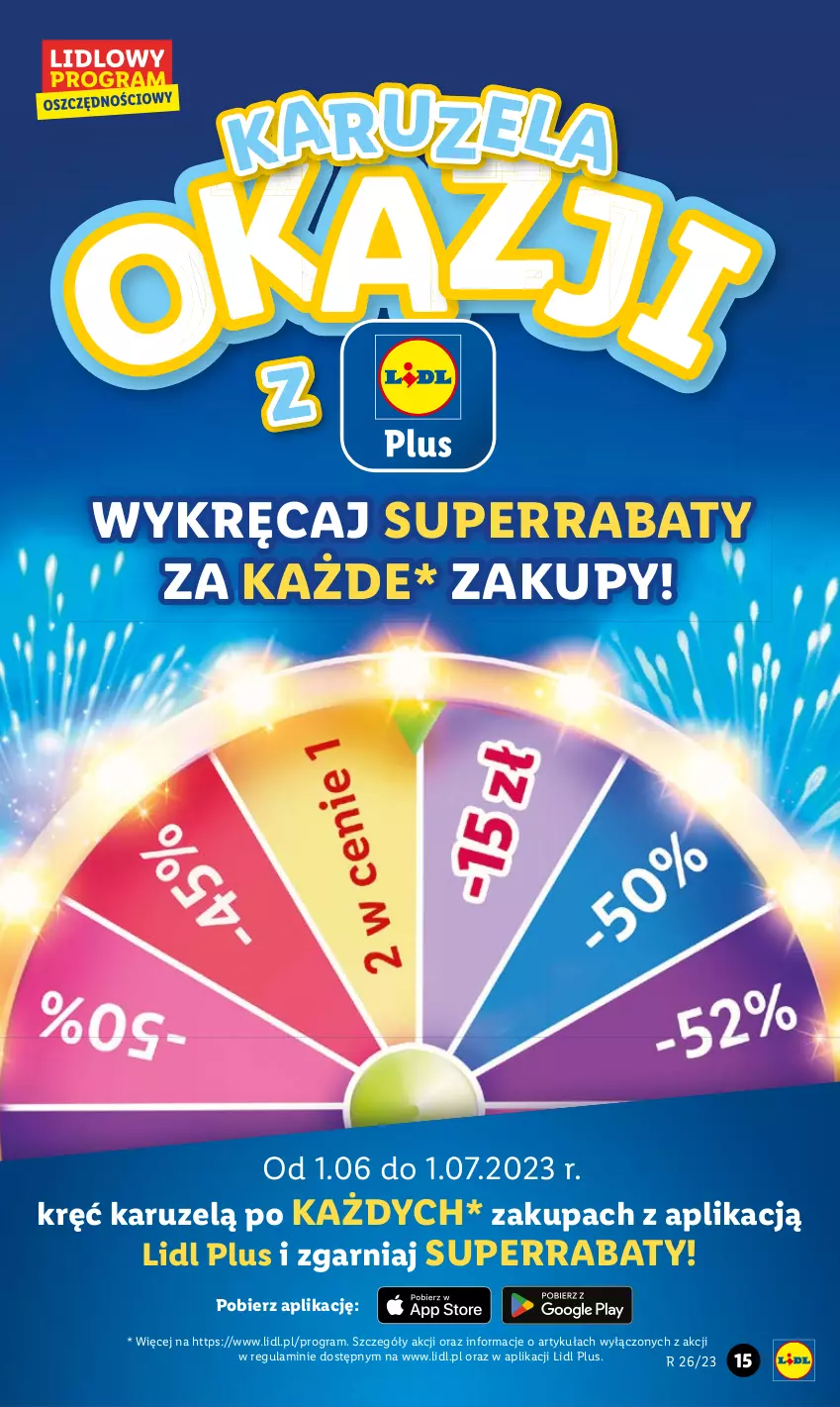 Gazetka promocyjna Lidl - GAZETKA - ważna 26.06 do 28.06.2023 - strona 15 - produkty: Gra