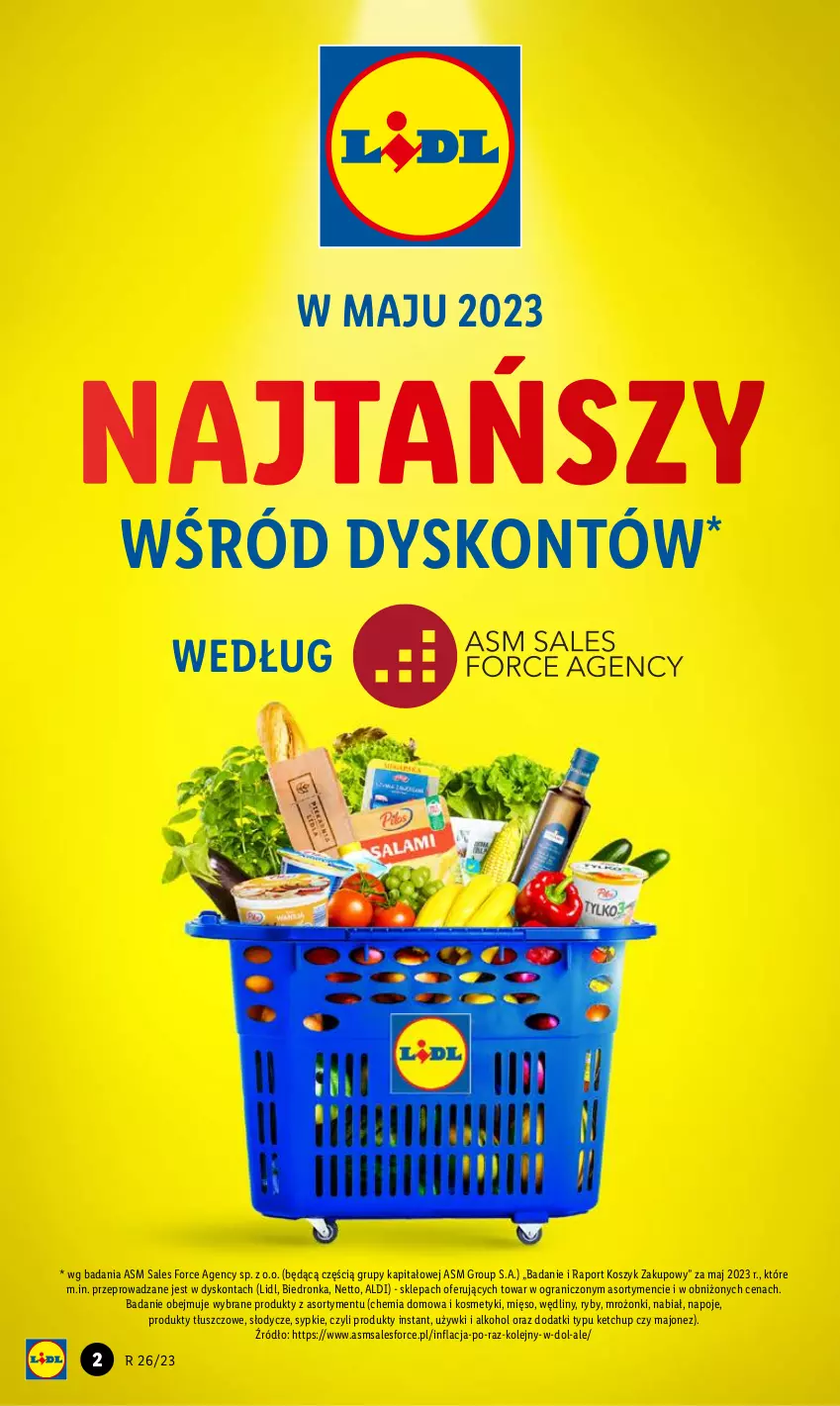 Gazetka promocyjna Lidl - GAZETKA - ważna 26.06 do 28.06.2023 - strona 2 - produkty: Dron, Gra, Ketchup, Kosz, Majonez, Mięso, Napoje, Olej, Por