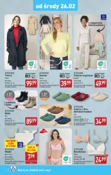 Gazetka promocyjna Aldi - Artykuły przemysłowe i tekstylia - Gazetka - ważna od 01.03 do 01.03.2025 - strona 6 - produkty: Sweter, Top, Kapcie, Majtki, Biustonosz, Kawa, Wełna, Trencz, Botki, Piżama, Fa