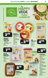 Gazetka promocyjna Netto - Artykuły spożywcze - Gazetka - ważna od 29.07 do 29.07.2023 - strona 11 - produkty: Kurczak, Pierogi, Hummus, Top, Mus, Pasztet, Tofu, Vegangurt, Roślinne kiełbaski, Kotlet, Wołowina, Owoce, Mięso, Roślinny gyros, Gyros, Kokos, Klopsiki