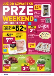 Gazetka promocyjna Aldi - ALE! CENA w ALDI - Gazetka - ważna od 27.03 do 27.03.2021 - strona 22 - produkty: Piec, Kurczak, Ser, Gin, Jaja, Mięsne specjały, Tera, Winogrona, Schab do pieczenia, Ser pleśniowy, Wino, Grejpfrut, Fa