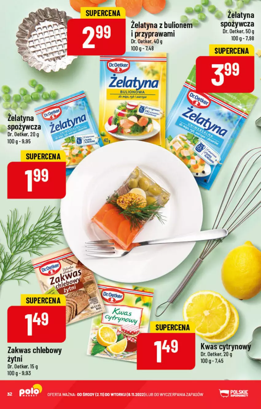 Gazetka promocyjna PoloMarket - Gazetka pomocyjna - ważna 02.11 do 08.11.2022 - strona 32 - produkty: Chleb, Dr. Oetker