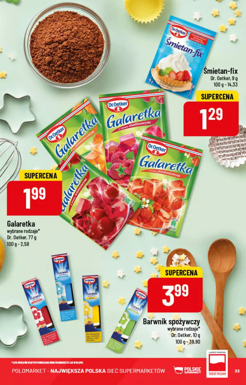 Gazetka promocyjna PoloMarket - Gazetka pomocyjna - ważna 02.11 do 08.11.2022 - strona 33 - produkty: Dr. Oetker, Gala, Galaretka