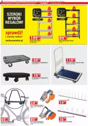 Gazetka promocyjna Merkury Market - Gazetka - ważna od 30.09 do 30.09.2024 - strona 59 - produkty: Por, BIC, Wieszak, Cynk, Tran, Regał, Rower, Sport, Wózek, Regał metalowy, Dźwig