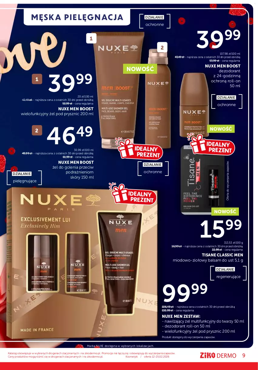 Gazetka promocyjna Ziko - Gazetka Ziko Dermo - ważna 12.02 do 25.02.2026 - strona 9 - produkty: Balsam do ust, Dezodorant, Nuxe
