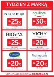 Gazetka promocyjna Ziko - Gazetka Ziko Dermo - Gazetka - ważna od 25.02 do 25.02.2026 - strona 26 - produkty: Ser, Biovax, Vichy, Szampon, Nuxe