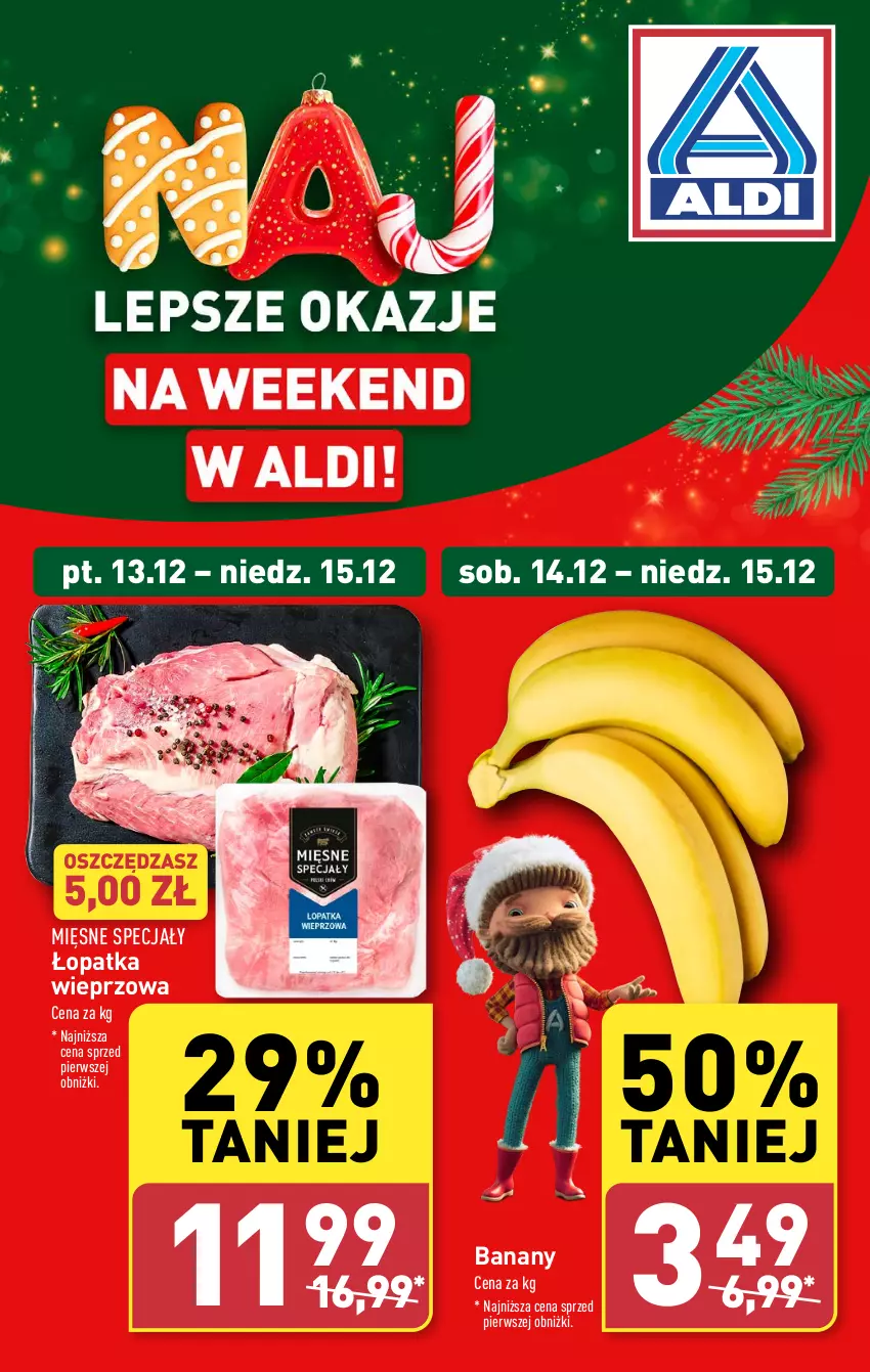 Gazetka promocyjna Aldi - Pełna oferta - ważna 09.12 do 15.12.2024 - strona 42 - produkty: Banany, Mięsne specjały