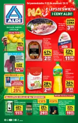 Gazetka promocyjna Aldi - Pełna oferta - Gazetka - ważna od 15.12 do 15.12.2024 - strona 1 - produkty: Krakus, Kujawski, Ser, Cukier, Królewski, Cytryny, Kawa, Karp, Szynka konserwowa, Szynka, Babka, Olej rzepakowy, Jacobs, Olej, Kiełbasa, Piżama, Fa