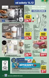 Gazetka promocyjna Aldi - Pełna oferta - Gazetka - ważna od 15.12 do 15.12.2024 - strona 50 - produkty: Piec, Ser, Por, Noż, Woreczek, Chia, Sałat, Szczypce, Kolczyki, Cappuccino, Bransoletka, Obrus, Lanki, Fa