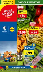 Gazetka promocyjna Lidl - GAZETKA - Gazetka - ważna od 01.06 do 01.06.2024 - strona 16 - produkty: Warzywa, Sałata masłowa, Sałat, Fasola, Fasola szparagowa, Owoce, Arbuz, Masło, Fa